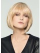 Lace Front Human Hair Bob Wigs with Bangs