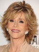 Lace Front Mono Top Blonde Synthetic Jane Fonda Celebrity Wigs
