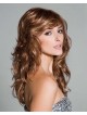 Luxurious look long wavy synthetic hair wig