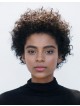Madern female short afro capless hairstyle wig
