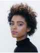 Madern female short afro capless hairstyle wig