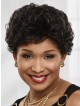 Mother's curly capless hairstyle wigs