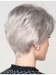 Natural Short Grey Hair Wig For Women