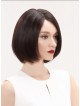 Chin Length Straight Women Lace Front Human Hair Wig