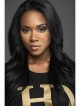 Perfectly medium black color Straight hairstyle hair wigs