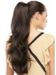 24" Wavy Black Heat Friendly Synthetic Hair Claw Clip Ponytails