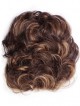 4" Curly Brown 100% Human Hair Hair Pieces