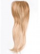 20" Straight Blonde 100% Human Hair Mono Hair Pieces