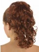 14" Curly Auburn Heat Friendly Synthetic Hair Claw Clip Ponytails