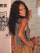 Rihanna Good Human Hair Long Curly Wig