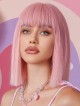 Pink Barbie Cosplay Synthetic Straight Bob Wigs Hot Sale