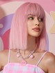 Pink Barbie Cosplay Synthetic Straight Bob Wigs Hot Sale
