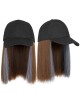 Fashion Young Lady Straight Hat Wigs on Sale