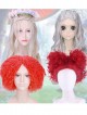 Cosplay Wig Alice In Wonderland White Queen Through The Looking Glass Mad Hatter King Of Hearts