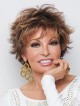 Raquel Welch Short Layered Curly Capless Wig With Bangs
