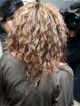 Shakira's Long Brown Wig with Curls
