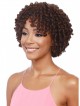 Short Capless Brown Curly Wig for Women