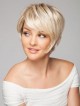 Short Croped Blonde Synthetic Hair Wig