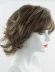 Short Textured Layers Synthetic Wavy Wig