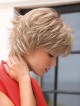 Short Wavy and Textured Synthetic Hair Wig
