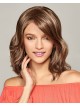 Shoulder length Monofilament top wig with lace front