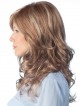 Soft Curvaceous Long Layers Wavy Lace Front Mono Top Wig