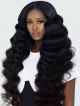 Super thick big deep wavy synthetic hair long wigs