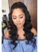 Sweet deep wavy lace front mono top wig synthetic hair
