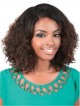 Textured deep wavy synthetic hair wigs for black women