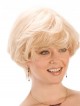 Lace Front Short Wavy Synthetic Wig With Bangs