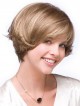 Short Curly Lace Front Hair Wig With Bangs