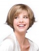 Short Curly Lace Front Hair Wig With Bangs