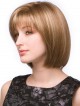 Short Bob Hair Style Lace Front Mono Top Wig With Bangs