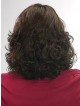 Shoulder Length Wavy Women Hair Wig With Bangs