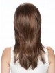 Long Straight Layered Women Human Hair Monofilament Wig