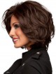 100% Hand-tied Chin Length Wavy Full Lace Wig