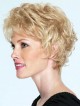 Short Wavy Synthetic Wig With Bangs