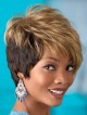 Boycuts Short Straight Synthetic Wig With Side Bangs