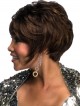 Short Straight Capless Wig With Bangs