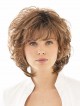 Chin Length Layered Wavy Synthetic Wig With Bangs