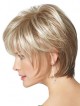 Short Synthetic Straight Wigs Heat Resistant Capless Wig With Bangs For Women