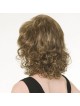 Wavy Hair With Bangs Synthetic Shoulder Length Wig