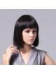 Shoulder Length Hair With Full Bangs Women Synthetic Wig