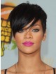 Super Deal Short Boycuts Wigs With Side Bangs