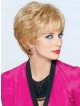 Short Straight With Bangs Women Synthetic Wig