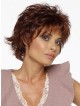 Short Curly Layered Hair Wig With Bangs