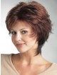 Lace Front Layered Straight Monofilament Wig