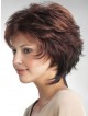 Lace Front Layered Straight Monofilament Wig