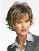 Layered Short Straight Synthetic Wig With Bangs