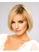 Chin Length Bob Straight With Bangs Lace Front Women Wig